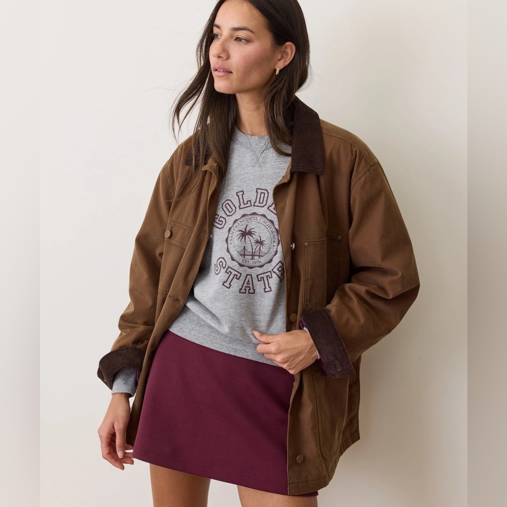 Marine Layer Riley Waxed Barn Jacket size medium sold out! - Picture 5 of 11